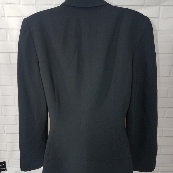 Ann Taylor Petites Black Suit Blazer Business Jacket - Picture 4 of 12